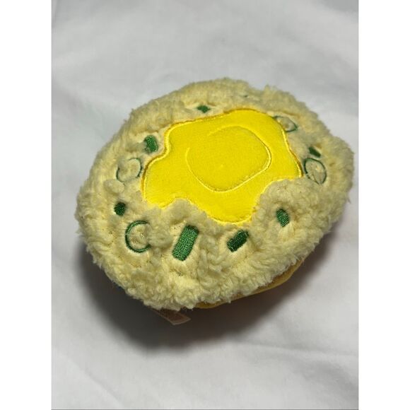 Bark Box Dog Bark Chunky One Chompers Loaded Puptato Skin Yellow Tan Dog Toy Si - Picture 5 of 5